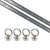 6 Piece 4 foot L Track Tie Down System Aluminum image 1 of 9