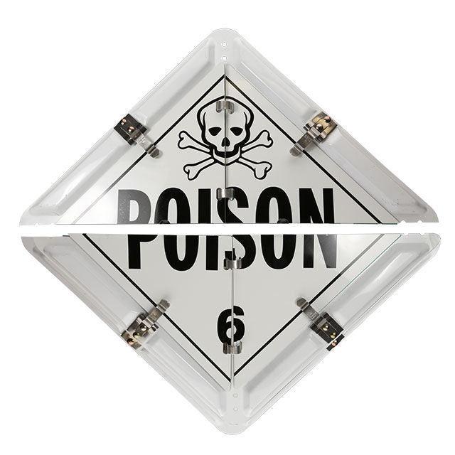 8-Legend Placard for Hazmat, DOT, and Safety Warnings - image 8