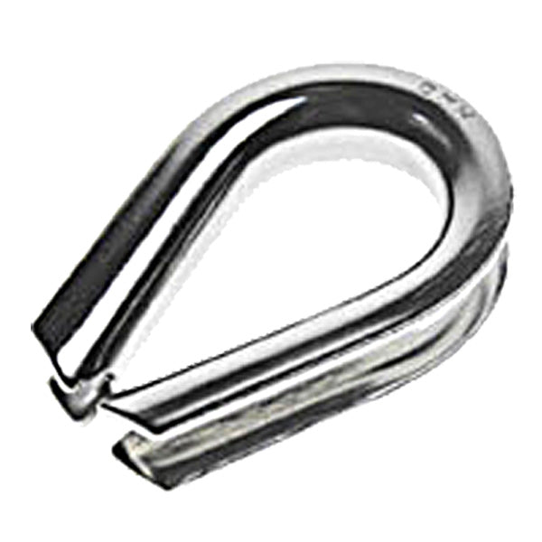 7/8" Heavy Duty Stainless Steel Thimbles Type 316 (5 pack)