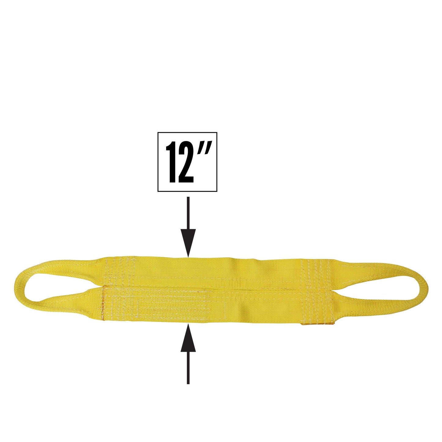 Nylon Lifting Sling Continuous Eye Wide 12 inch x 12 foot 2ply image 3 of 3