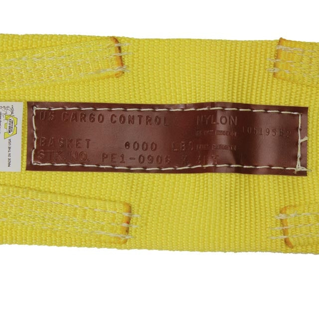 Nylon Lifting Sling Attached Eye Wide 6 inch x 4 foot 1ply image 3 of 4