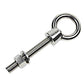38 inch x 6 inch Stainless Steel Type 316 Shoulder Eye Bolt image 1 of 2