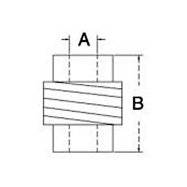 Stainless Steel Plain Lag Insert - 9/32" - image 2