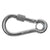 Snap Hook w/ Screw Nut & Eyelet SS T316 - 2-3/8