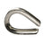 Stainless Steel T304 Extra Heavy Wire Rope Thimble - Crosby® SS-414
