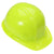 Lime Green Hi Vis Hard Hat - Adjustable Ratchet