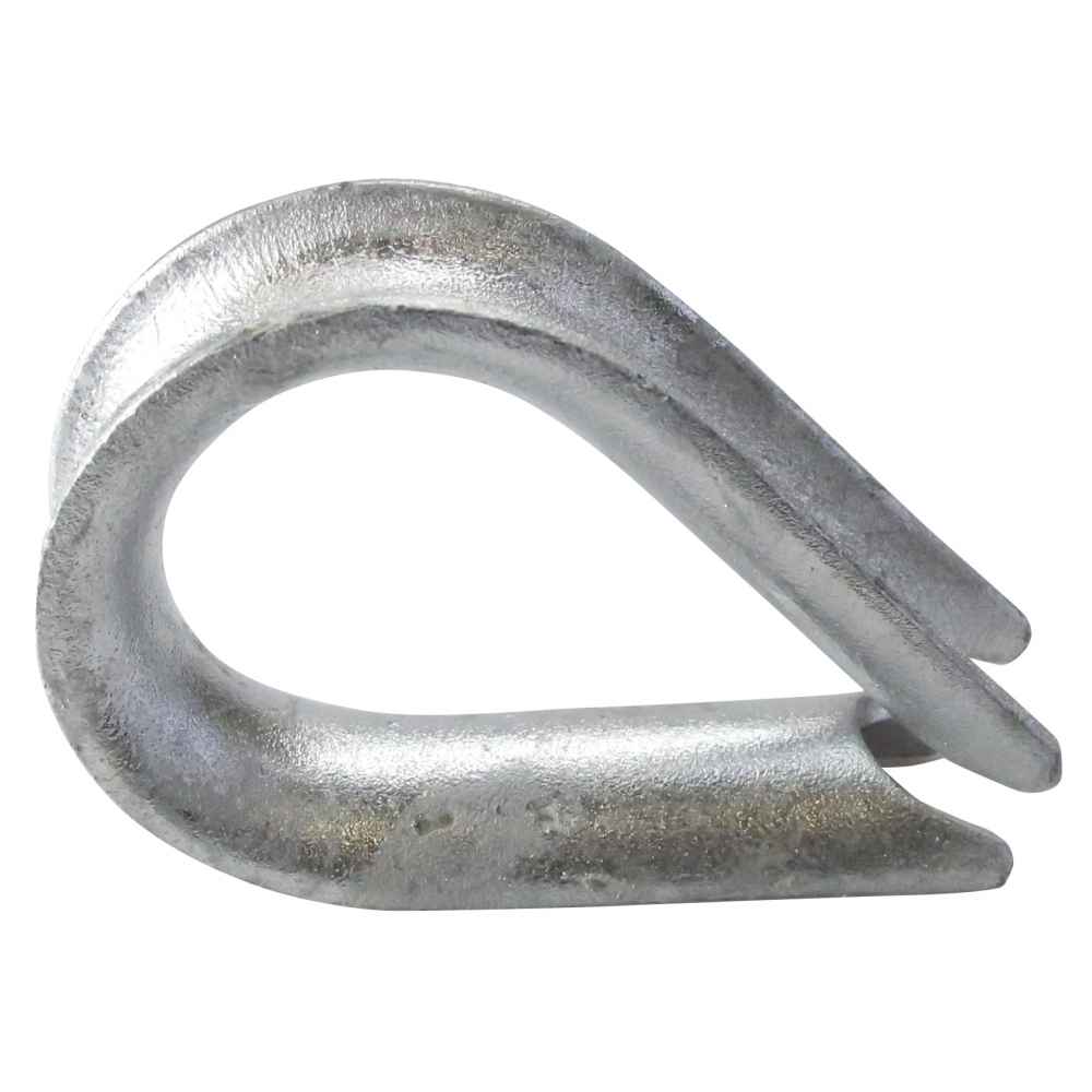 Crosby® Galvanized Light Duty Open Wire Rope Thimble - G-408