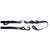 1 inch x 6 foot Cam Buckle Handlebar Strap wSHooks & Pull Loop