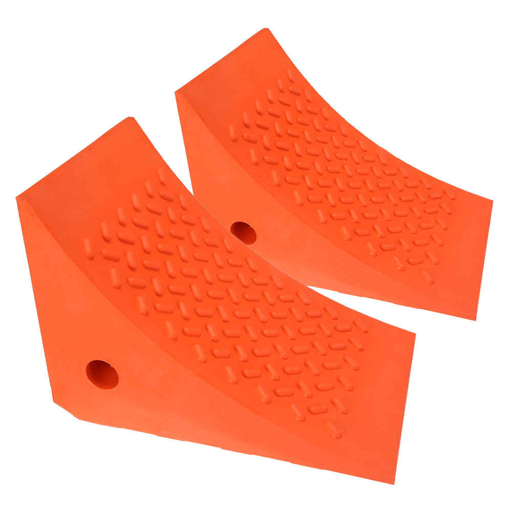 Urethane Wheel Chock, 2-Pk.