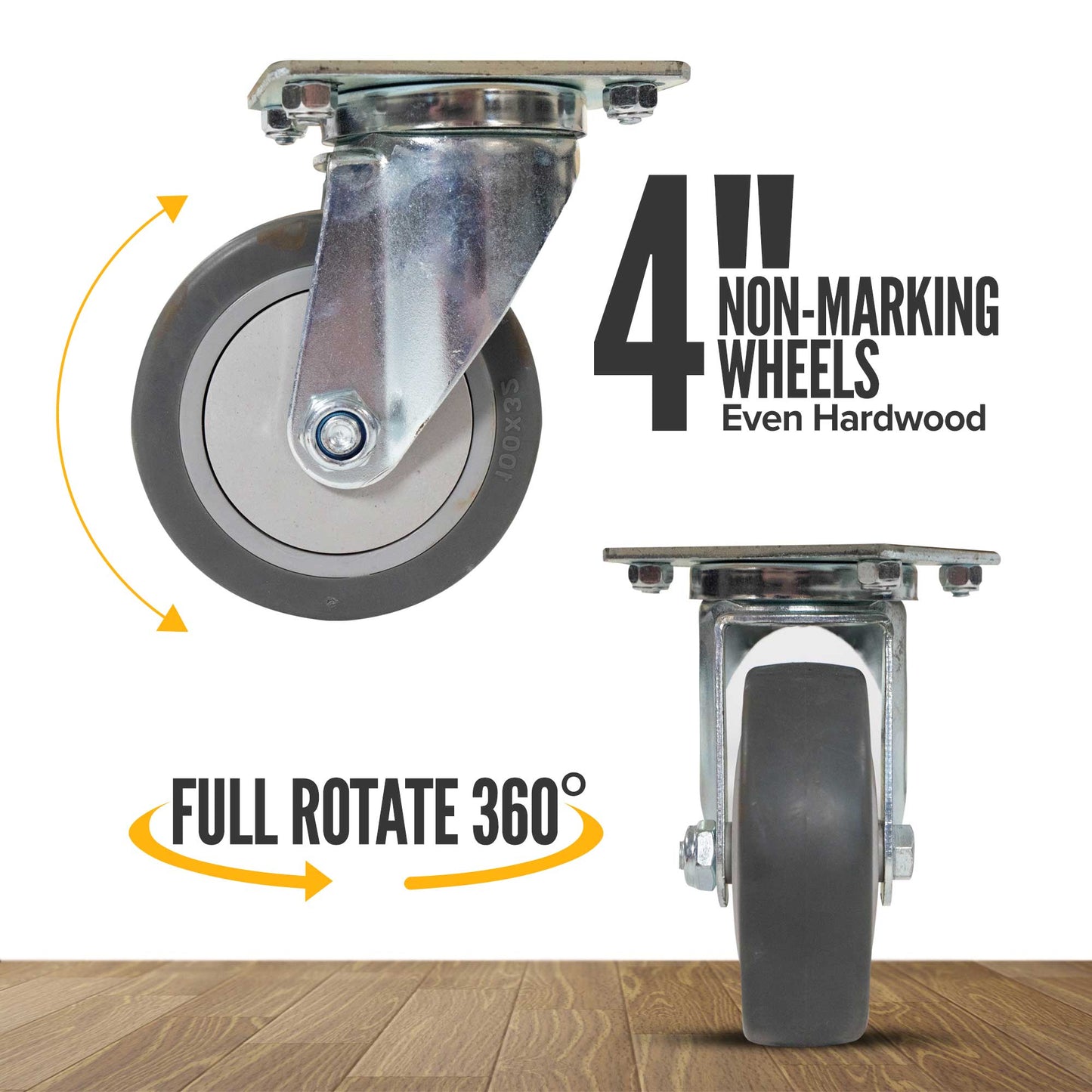 Carpeted Moving Dolly 4" Wheel 18" x  30"