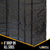 Heavy Duty Steel Tarp 20 foot x 18 foot (6 foot Drop) 18 oz Black Tarp image 7 of 9