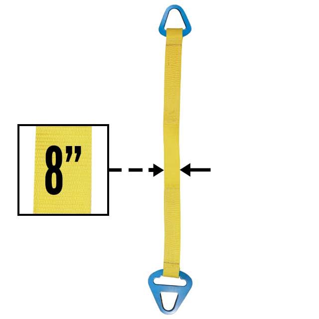 Nylon Lifting Sling Triangle Choker 8 inch x 8 foot 2ply image 2 of 2