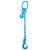 932 inch x 20 foot Pewag Adjustable Single Leg Chain Sling w Sling Hook Grade 120 image 1 of 2