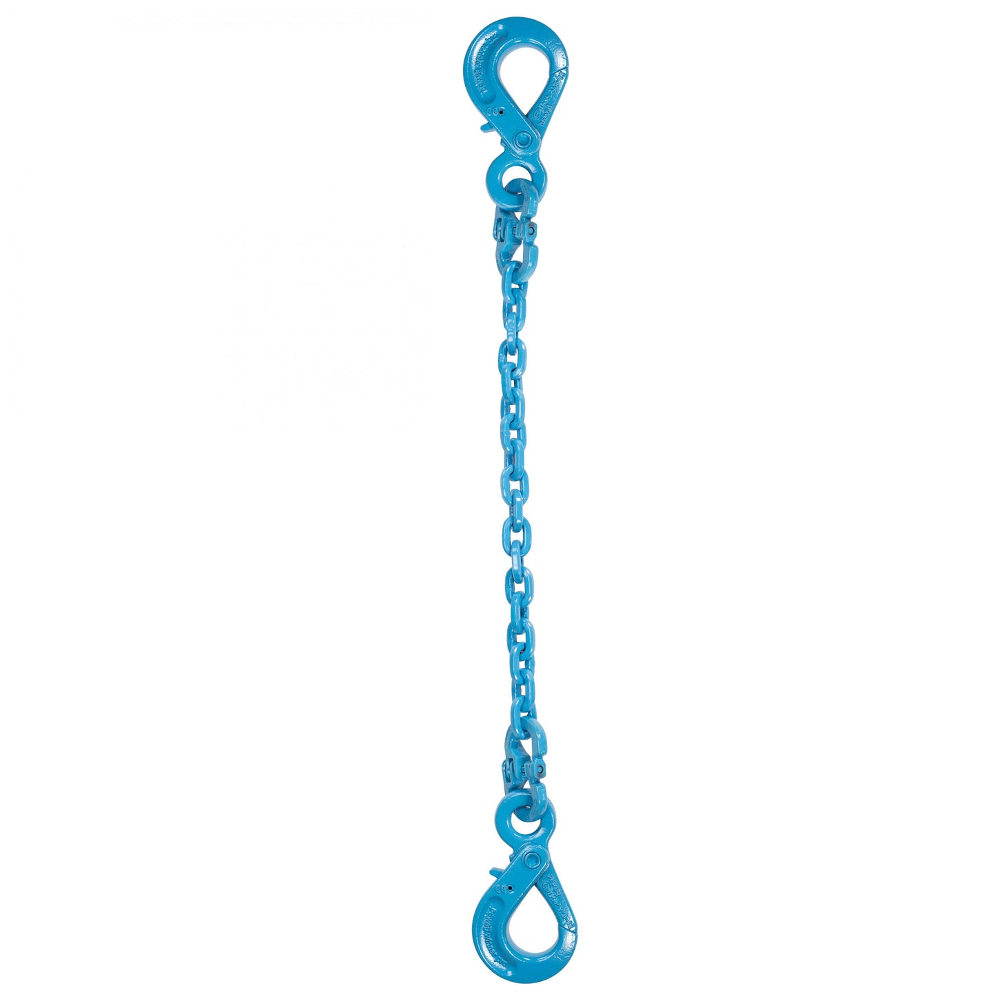 932 inch x 20 foot Pewag Single Leg Chain Sling w SelfLocking & SelfLocking Hooks Grade 120 image 1 of 2