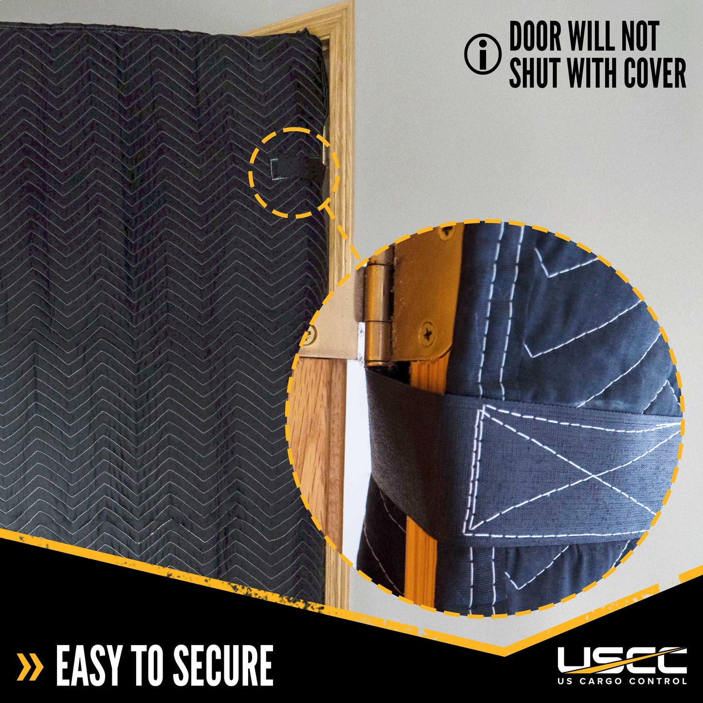 Quilted Door Cover