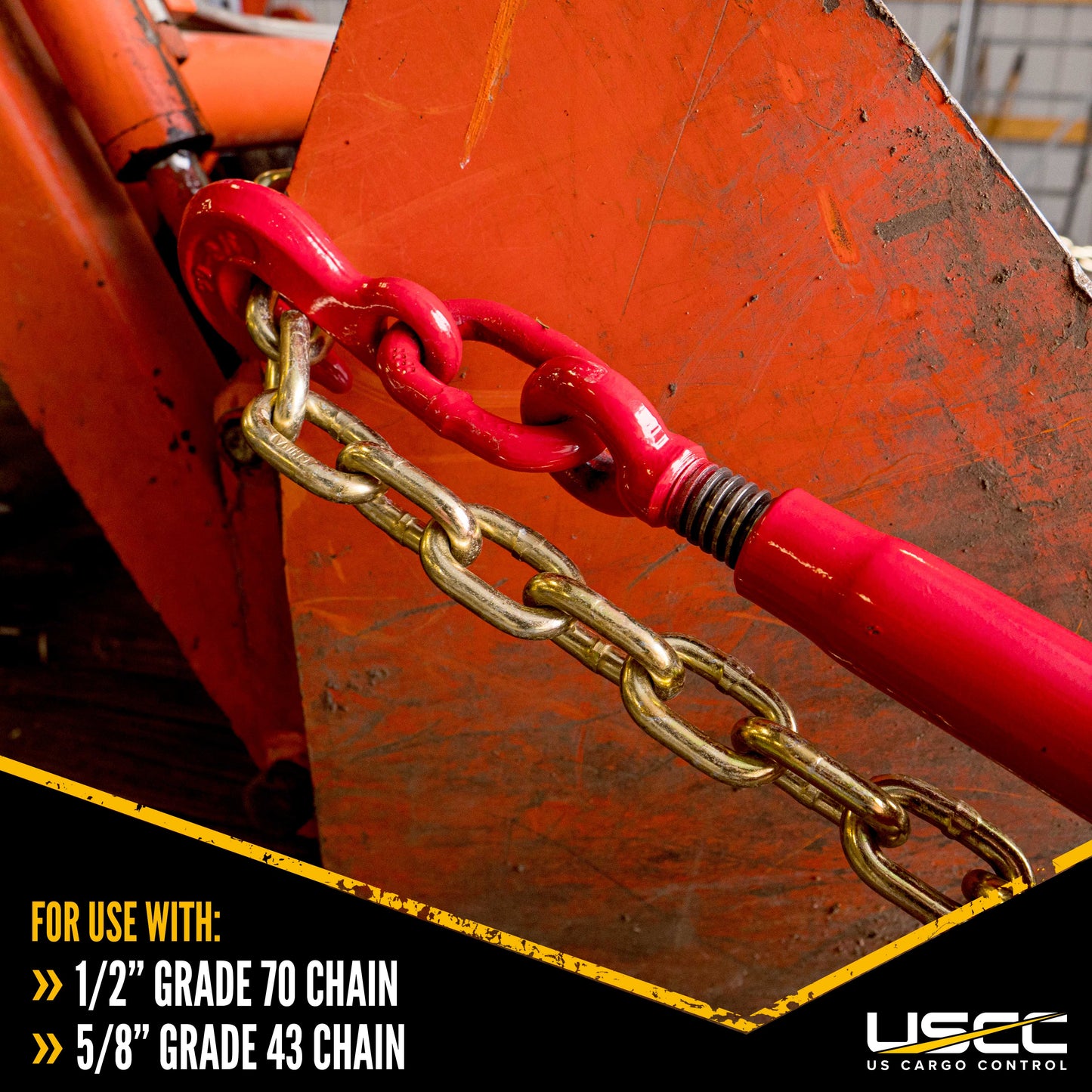 12 inch 58 inch Ratchet Chain Binder image 5 of 9