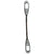 1 inch x 12 foot Closed and Closed Spelter Socket Wire Rope Sling image 1 of 4