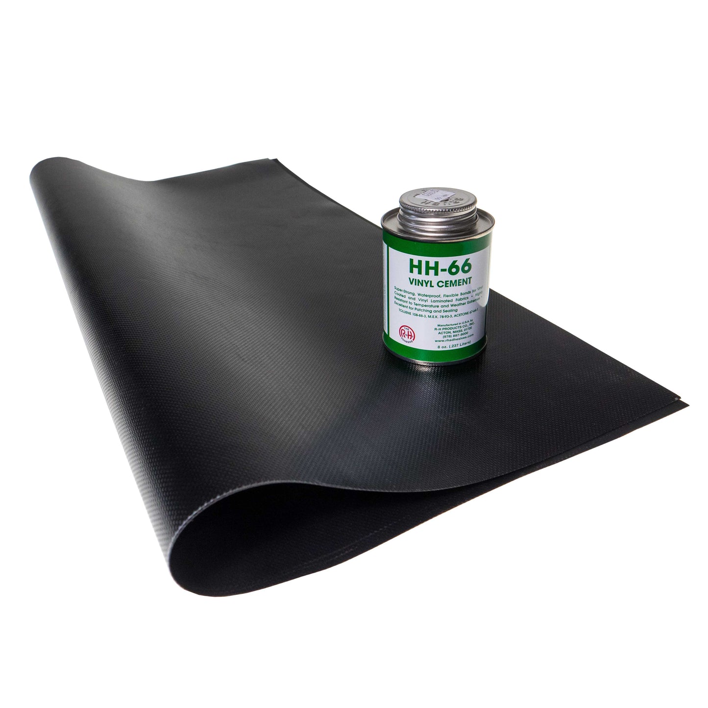 Tarp Repair Kit 2 footx2 foot Black Tarp Patch and Vinyl Cement image 1 of 9