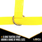 Yellow Adjustable Tow Dolly Strap with 4 Top Strap and Flat Hook image 6 of 7