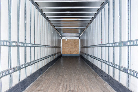 enclosed trailer shelving for cargo transportation