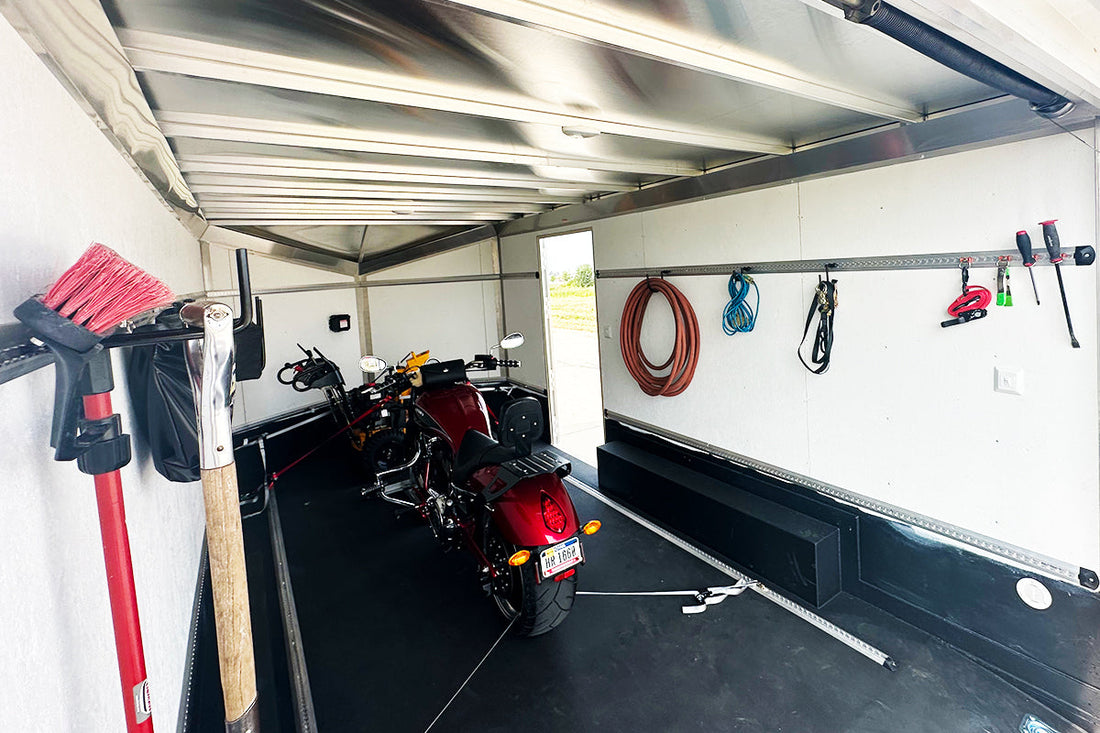 DIY L-Track Storage Ideas for Trailers and Vans