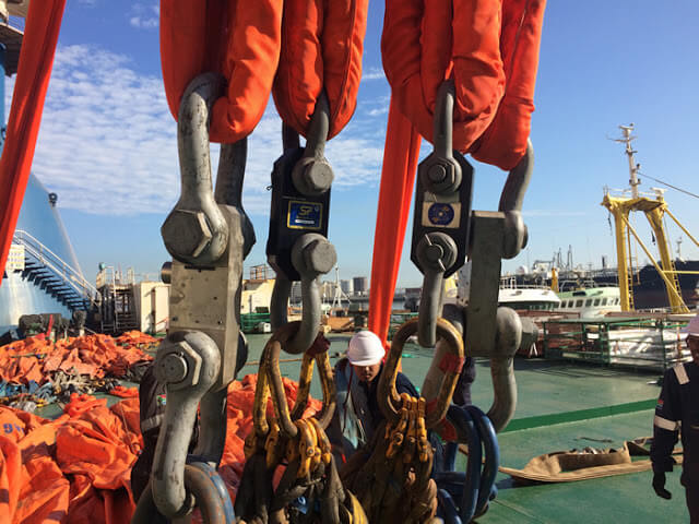 straightpoint loadcells for nylon slings