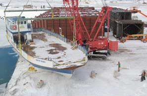 image of boat lifting sling