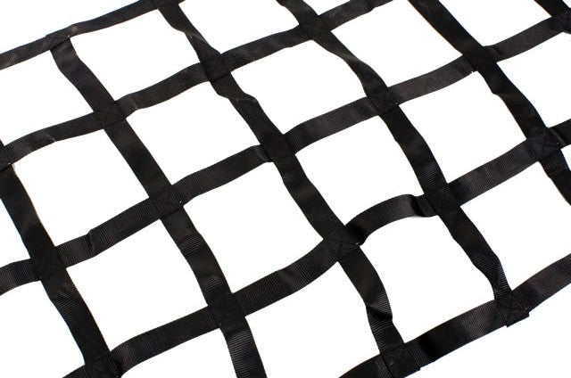 polyester cargo net for pickup trucks and enclosed trailers