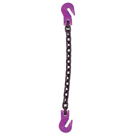 KWB Grab Hook & Grab Hook Single Leg Chain Sling - Grade 100