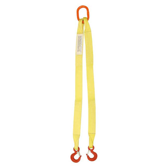 2 Leg Nylon Bridle Sling with Safety Hook