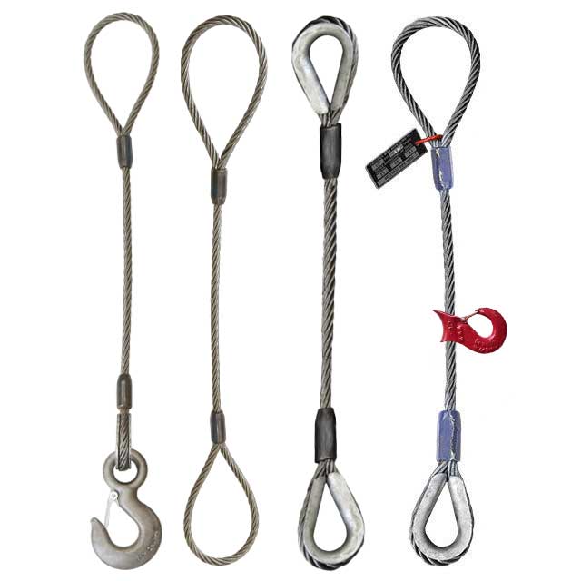 Steel Single Leg Wire Rope Slings