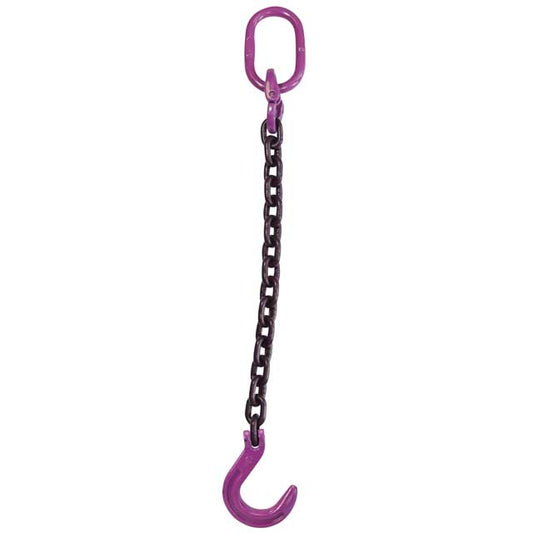 KWB Foundry Hook Single Leg Chain Sling - Grade 100