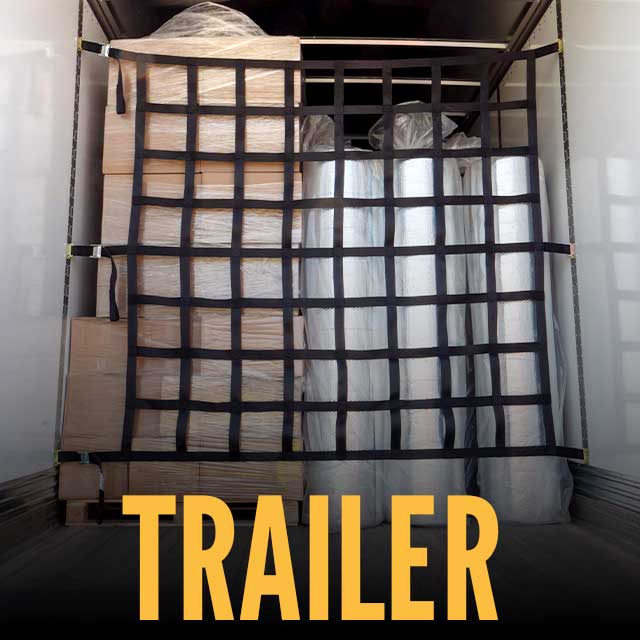 Maypole Heavy Duty Trailer Cargo Net – 1.15x1.6m, Fits Erde Trailers (MP71202)