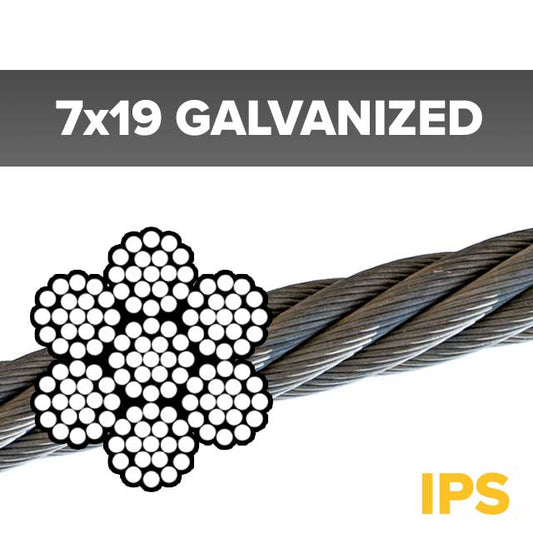 7x19 Galvanized Aircraft Cable