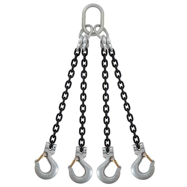 4 Leg Chain Lifting Slings - Grade 100