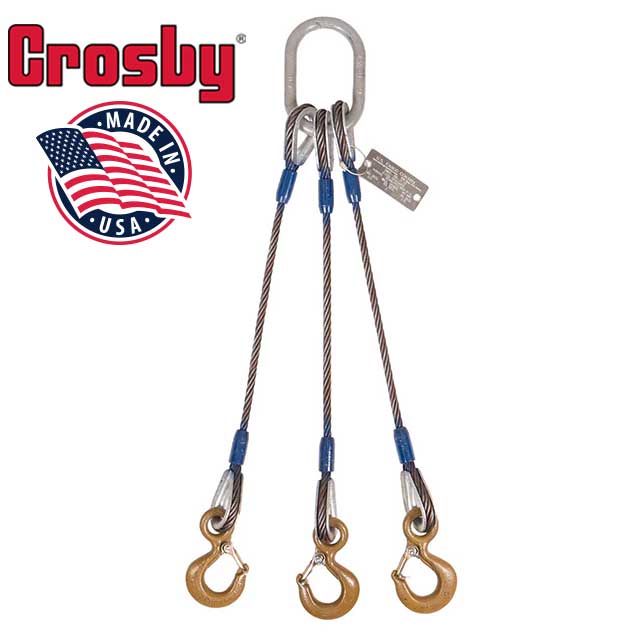 3 Leg Steel Wire Rope Slings Domestic Wire Rope and Hardware