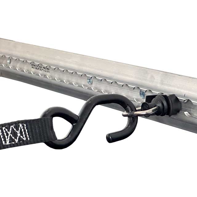 Track Rack Loop Tie L-Track System | L-Track Tie Downs | Airline Track & Straps