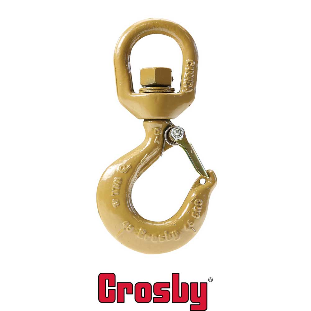 Crosby® L322AN Alloy Swivel Eye Hooks