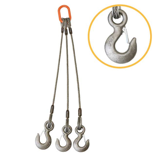 3-Leg Wire Rope Sling