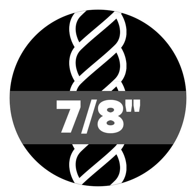 7 Inch Rope 7/8