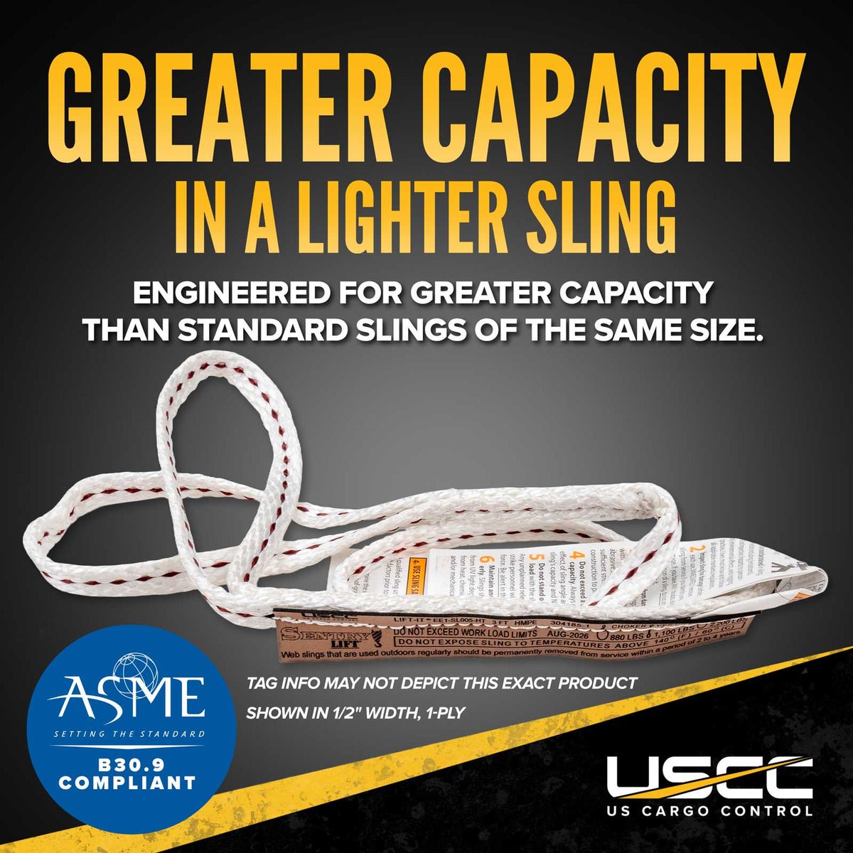 greater capacity than standard slings
