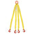 1 inchx4 foot (1 ply) Quad Leg Nylon Sling w Master Link & Sling Hook image 2 of 2