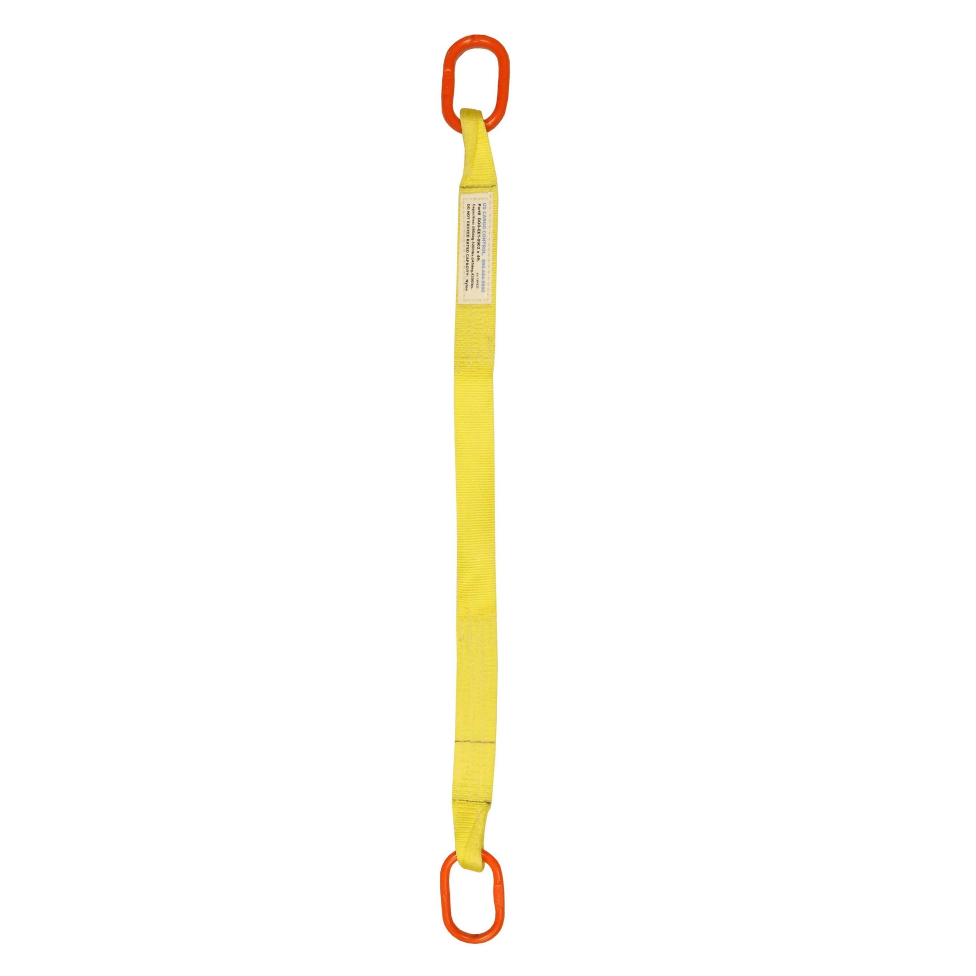 1 inchx3 foot (1 ply) Single Leg Nylon Sling w Master Link Both Ends image 2 of 2
