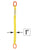 1 inchx16 foot (2 ply) Single Leg Nylon Sling w Master Link Both Ends image 1 of 2