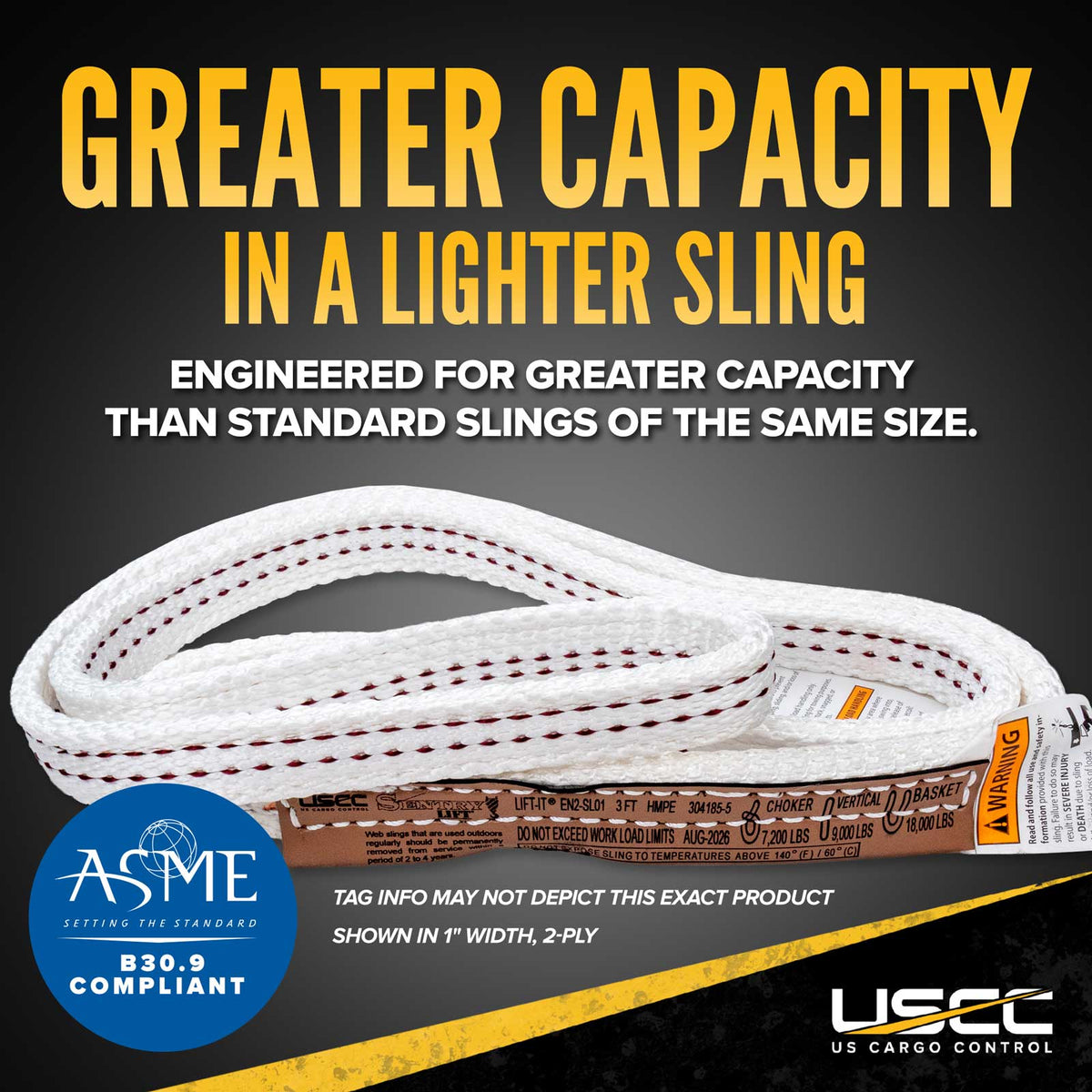 greater capacity than standard slings