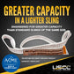 greater capacity than standard slings