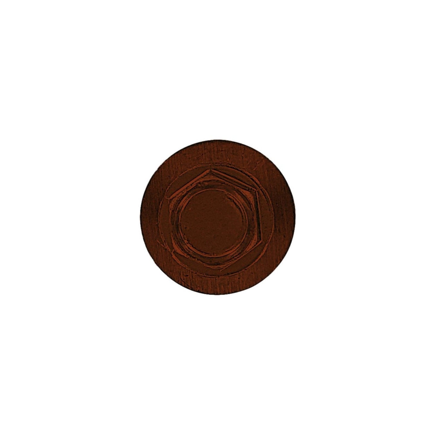 #14 x 1 inch #14 Type 17 Woodbinder Metal Roofing Screw Brown Pkg 250 image 2 of 2