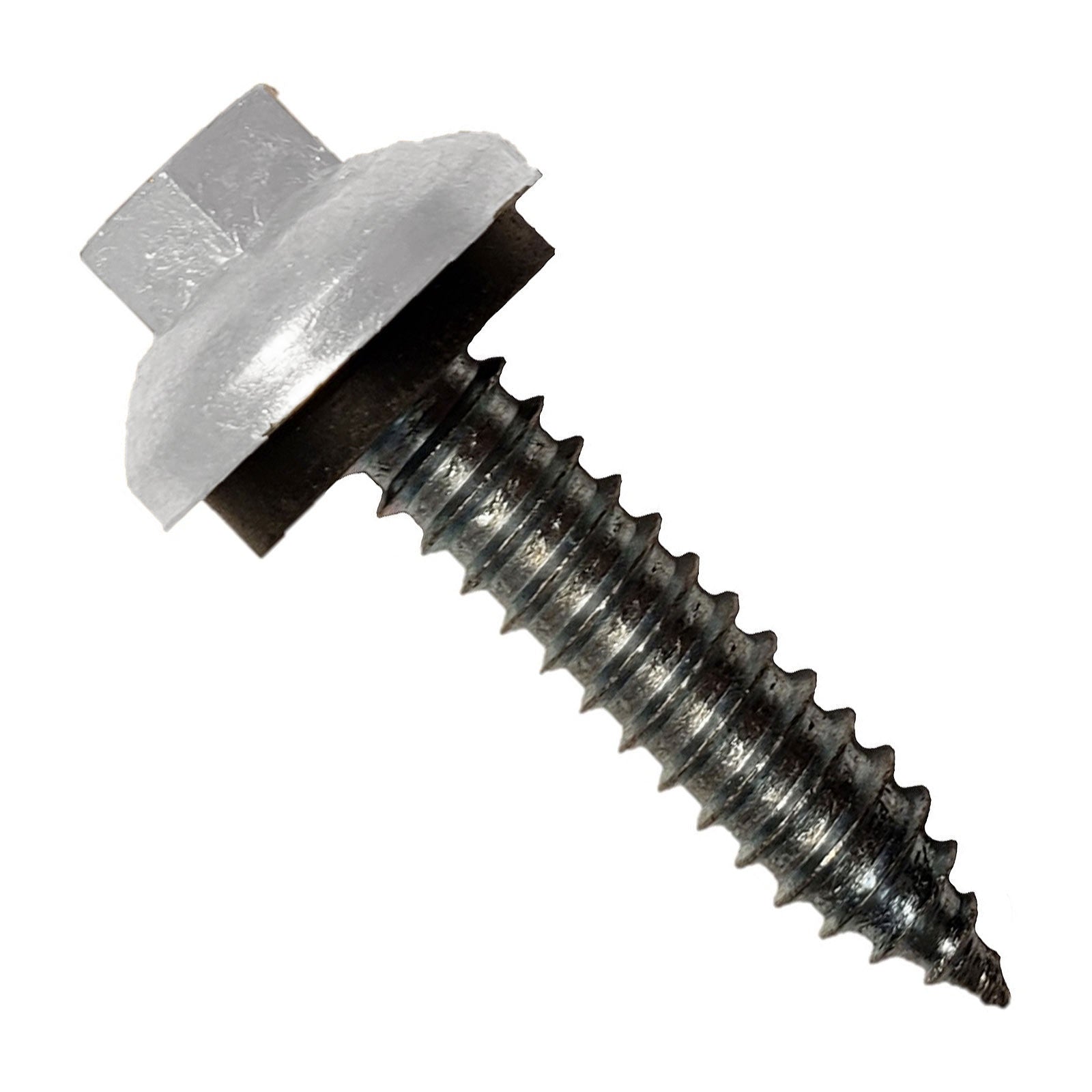 #14 x 1-1/4" ZXL Tapping Steelbinder Metal Roofing Screw - Polar White