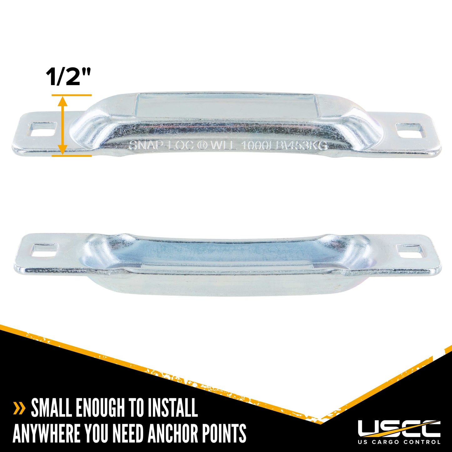 E-Track Single by Snap-Loc | Zinc Plated | 2-Pack Image 2 of 9