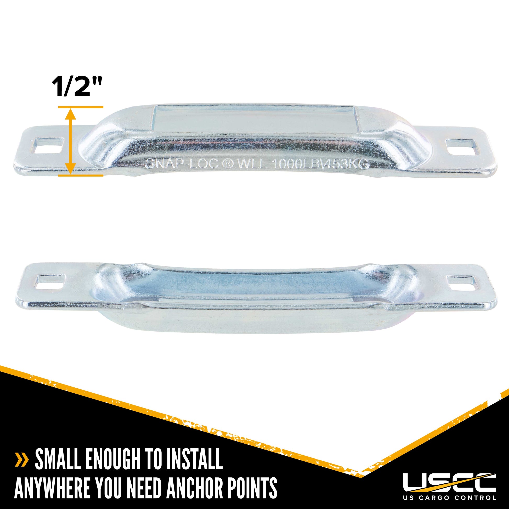E-Track Single by Snap-Loc | Zinc Plated | 2-Pack Image 2 of 9